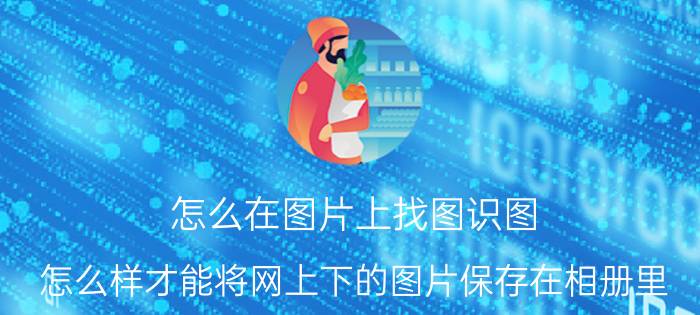 怎么在图片上找图识图 怎么样才能将网上下的图片保存在相册里？